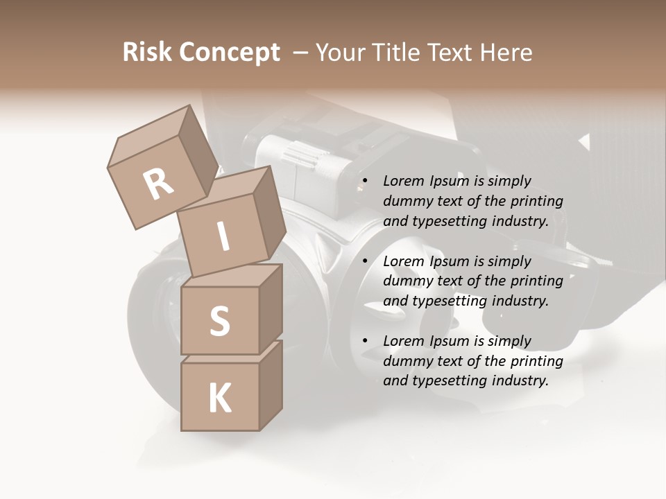 Holds Protective Glass PowerPoint Template