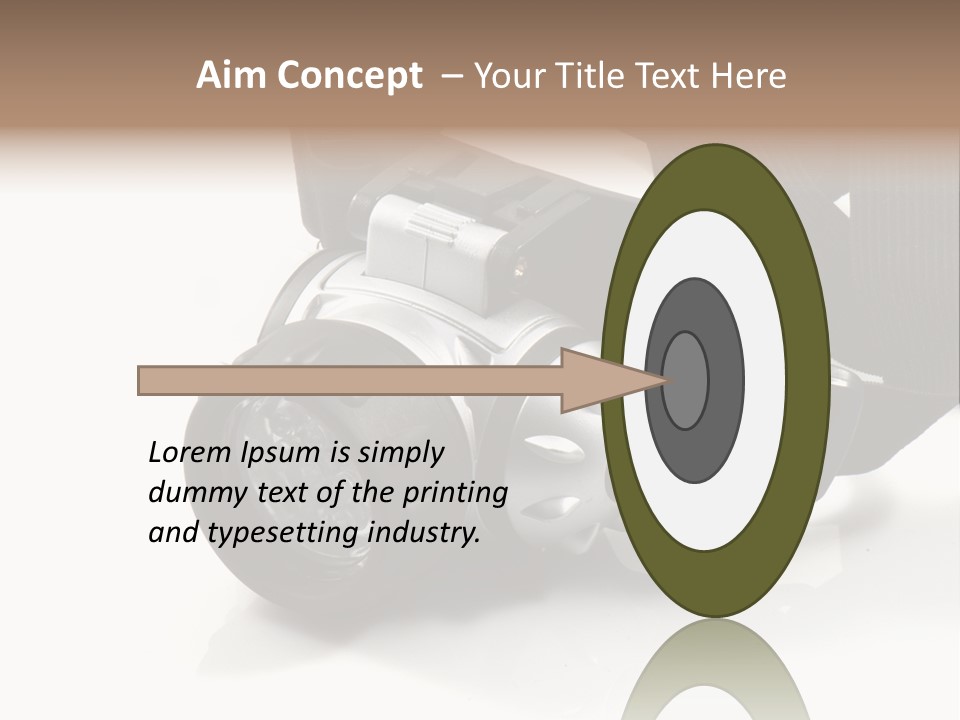 Holds Protective Glass PowerPoint Template