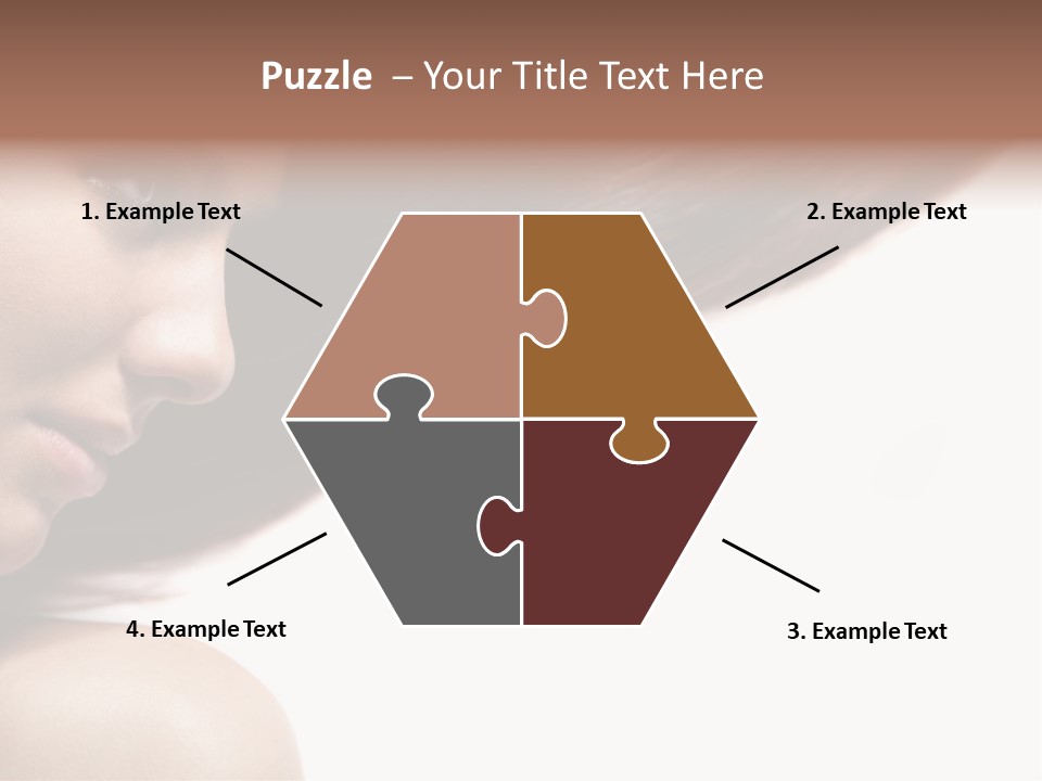 Beautiful Hair Perfection PowerPoint Template