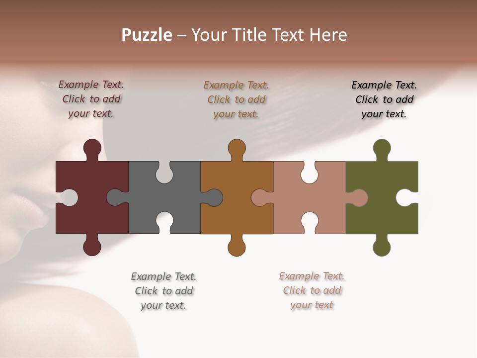 Beautiful Hair Perfection PowerPoint Template