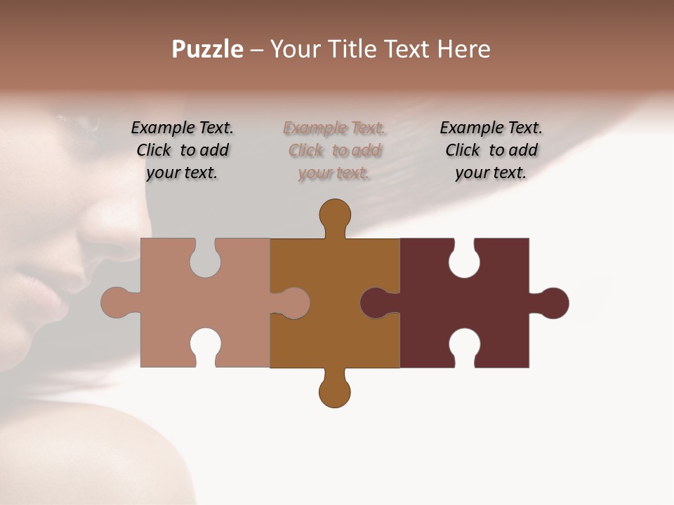 Beautiful Hair Perfection PowerPoint Template