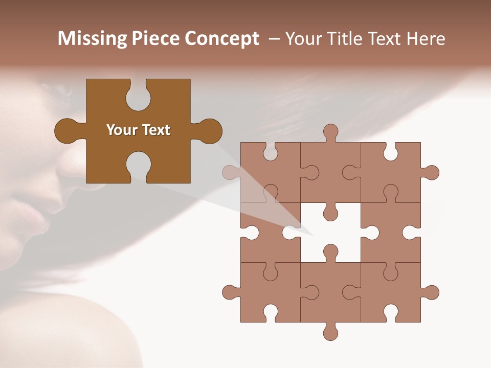 Beautiful Hair Perfection PowerPoint Template