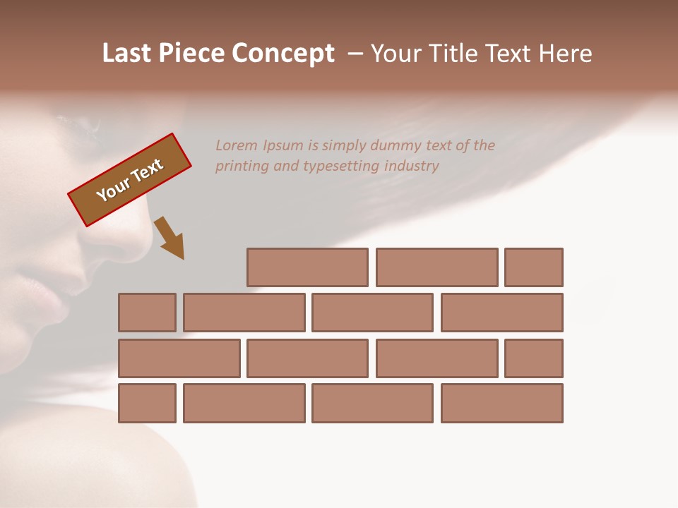 Beautiful Hair Perfection PowerPoint Template