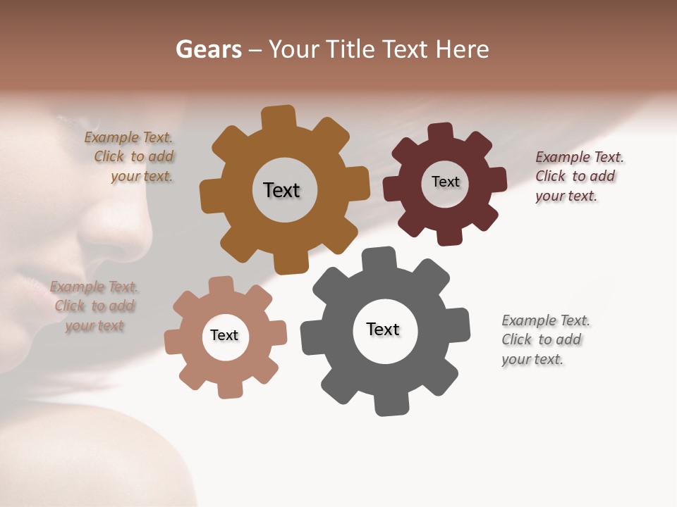 Beautiful Hair Perfection PowerPoint Template