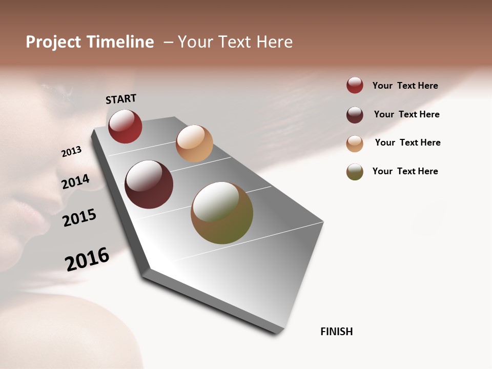 Beautiful Hair Perfection PowerPoint Template