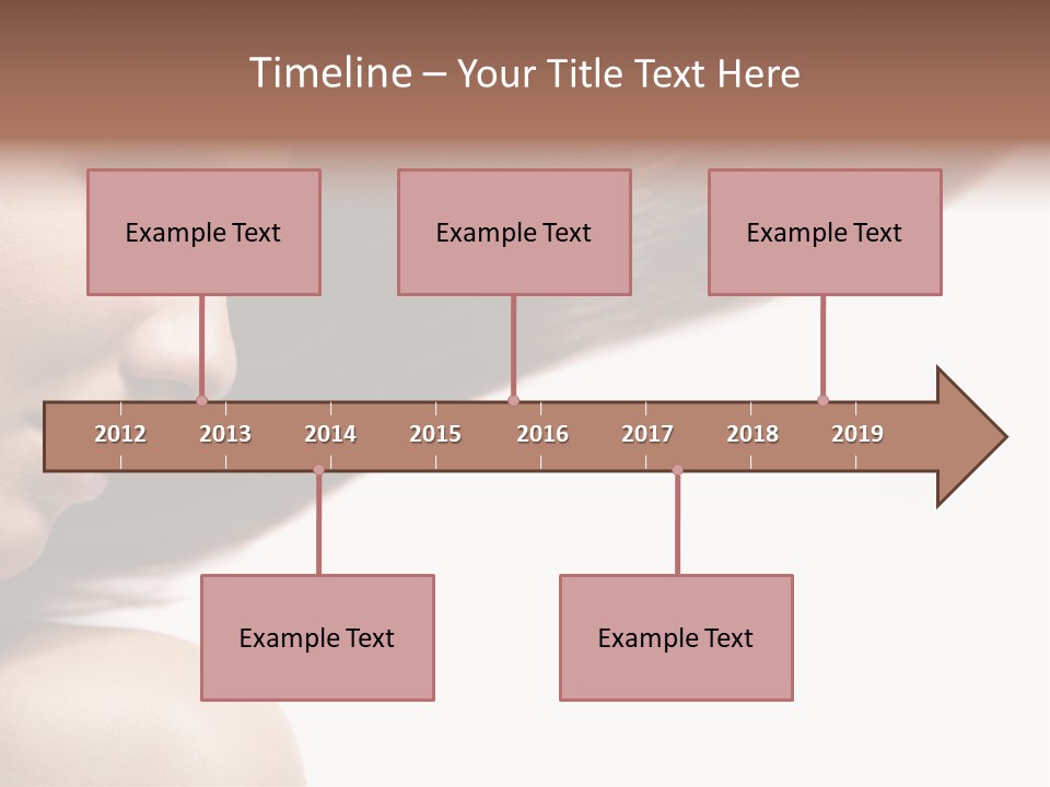 Beautiful Hair Perfection PowerPoint Template