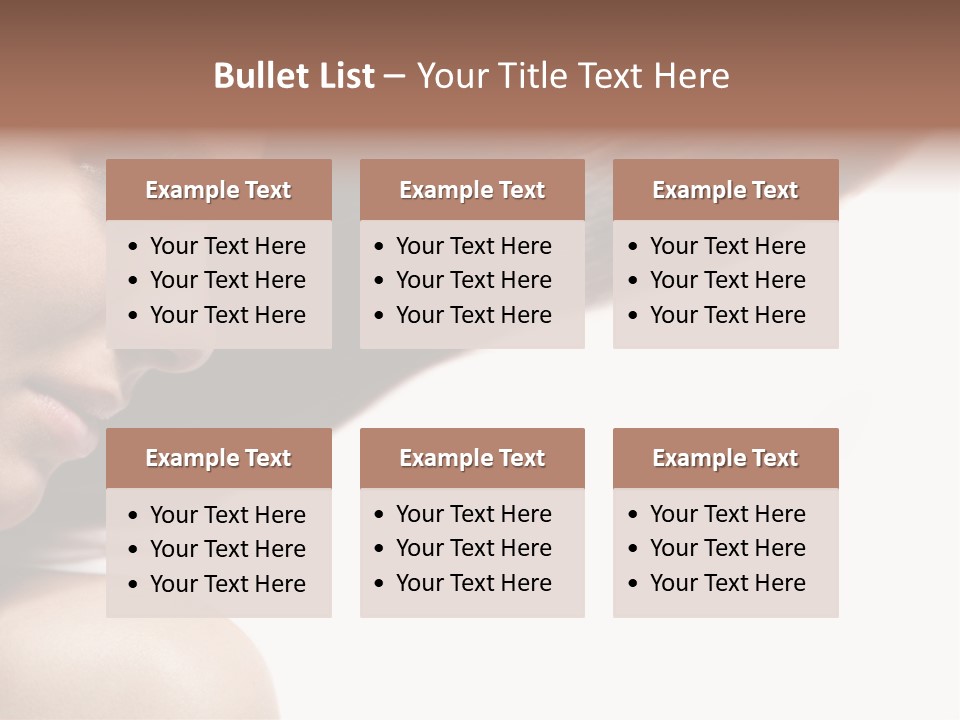 Beautiful Hair Perfection PowerPoint Template
