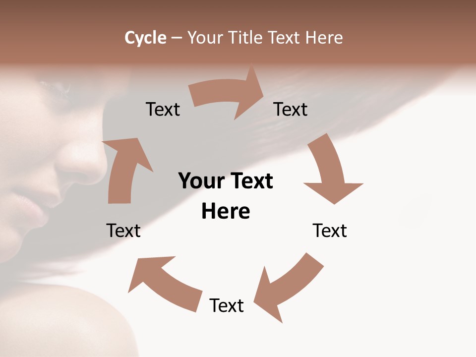Beautiful Hair Perfection PowerPoint Template