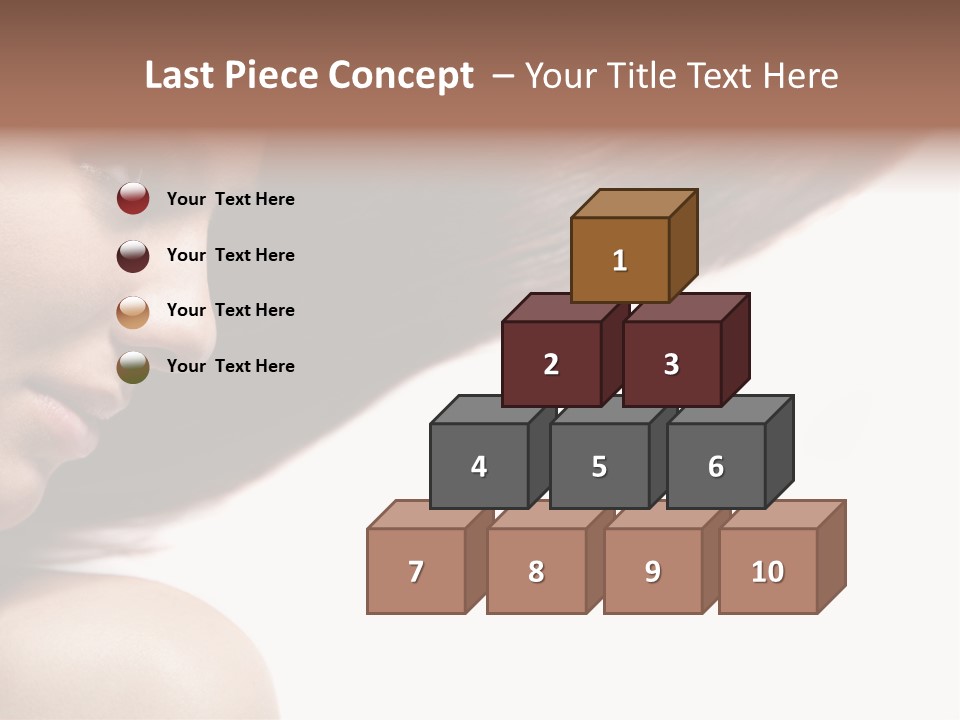 Beautiful Hair Perfection PowerPoint Template