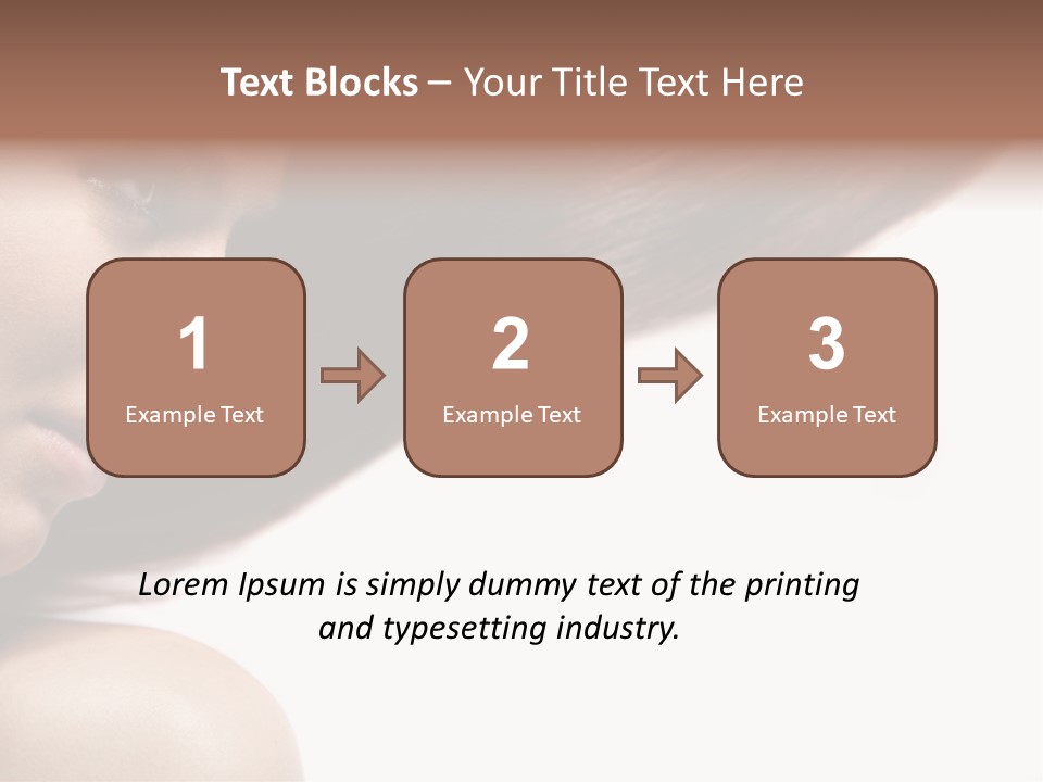 Beautiful Hair Perfection PowerPoint Template