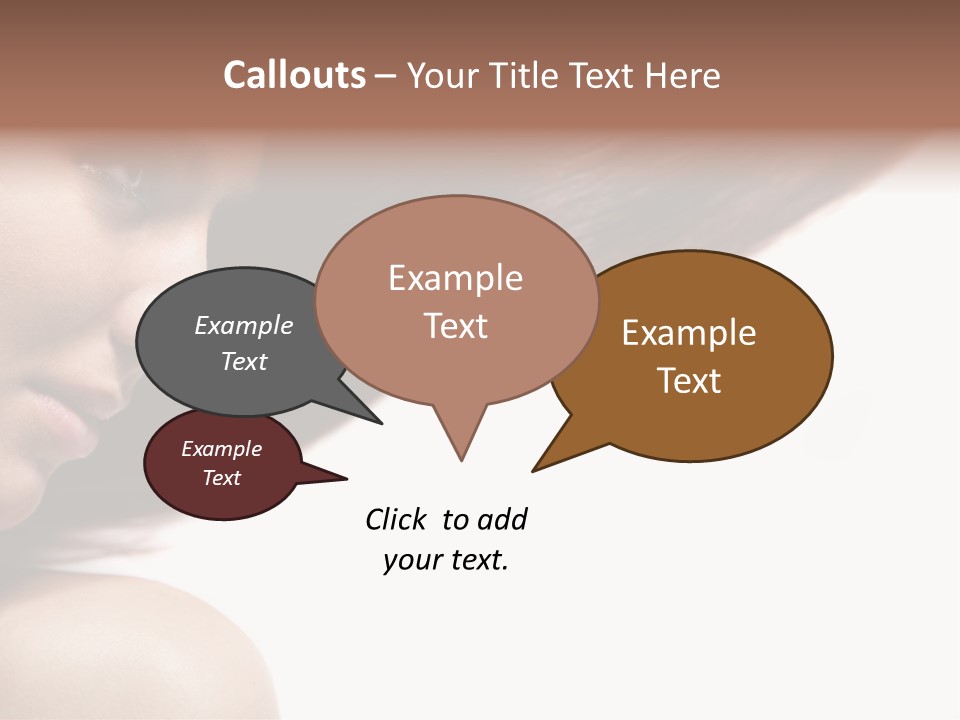 Beautiful Hair Perfection PowerPoint Template