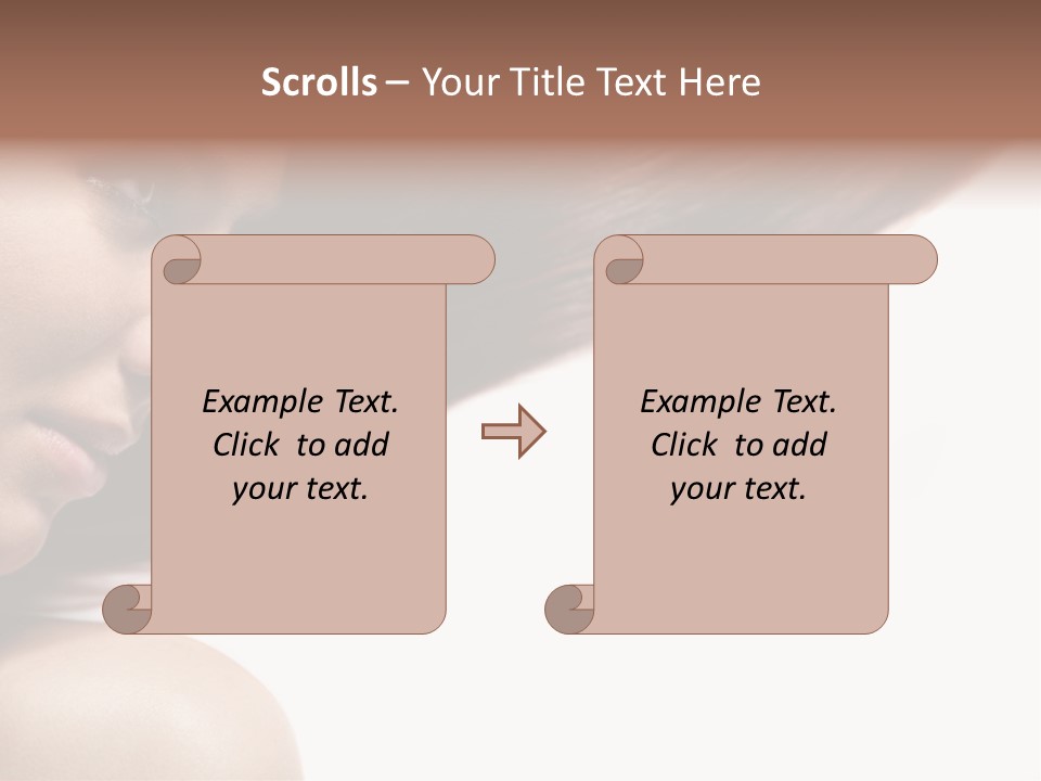 Beautiful Hair Perfection PowerPoint Template