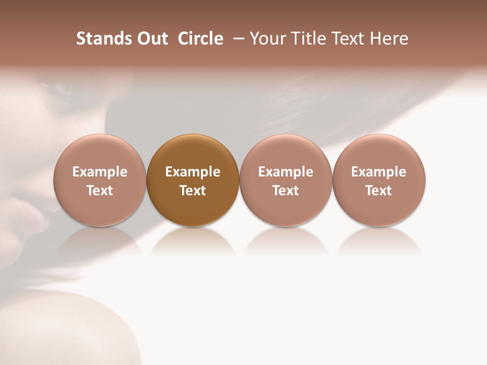 Beautiful Hair Perfection PowerPoint Template