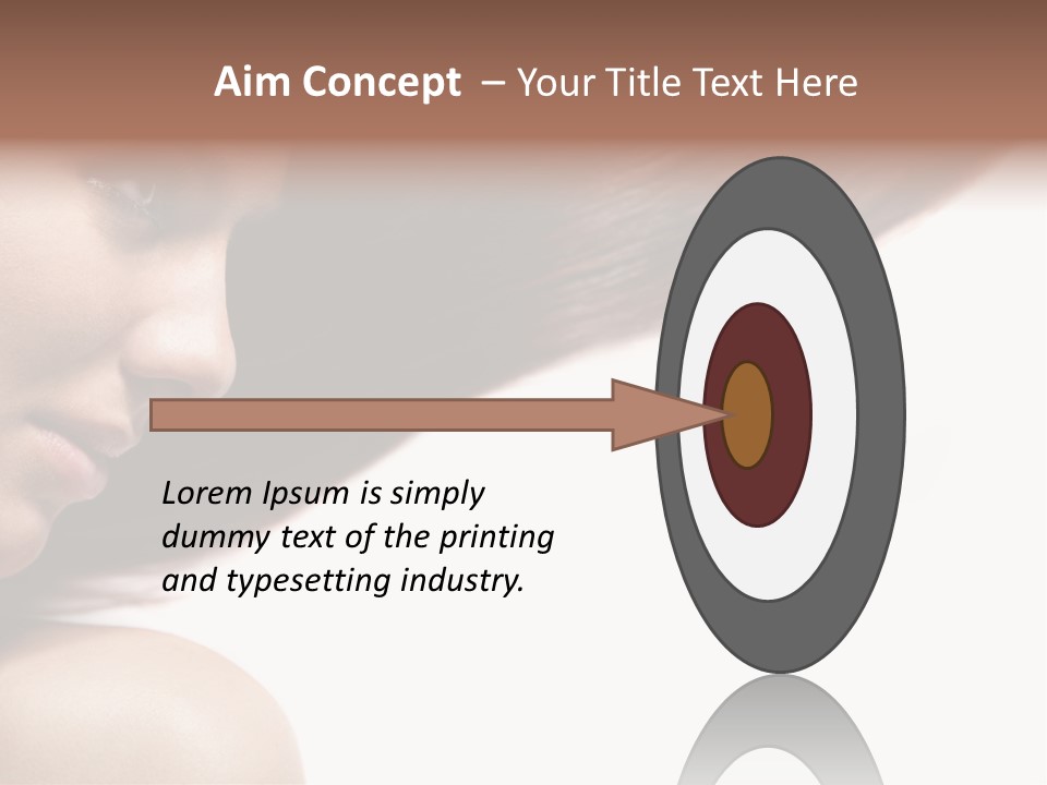 Beautiful Hair Perfection PowerPoint Template