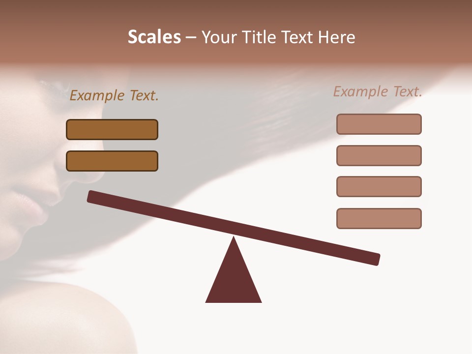 Beautiful Hair Perfection PowerPoint Template
