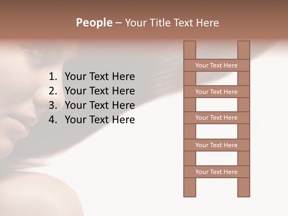 Beautiful Hair Perfection PowerPoint Template