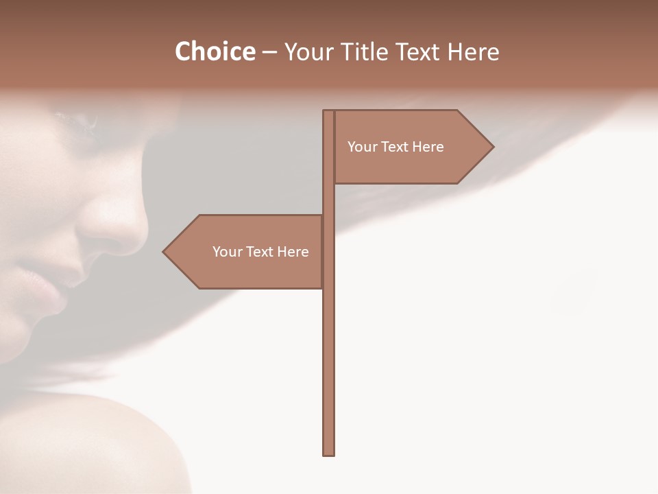 Beautiful Hair Perfection PowerPoint Template