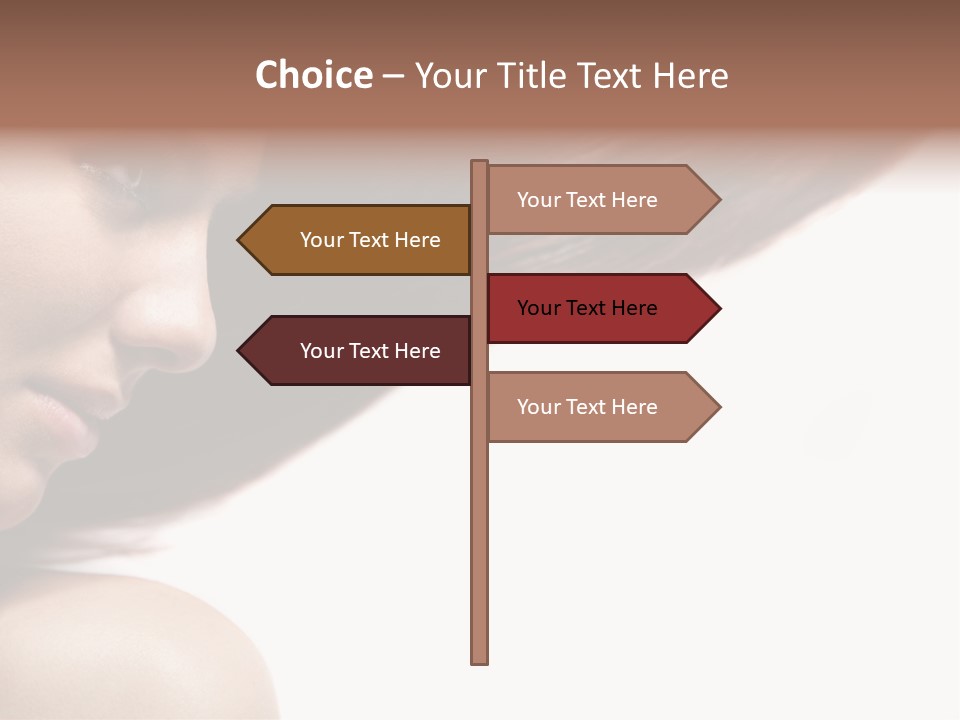Beautiful Hair Perfection PowerPoint Template