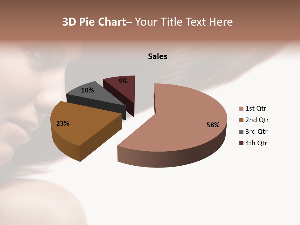 Beautiful Hair Perfection PowerPoint Template