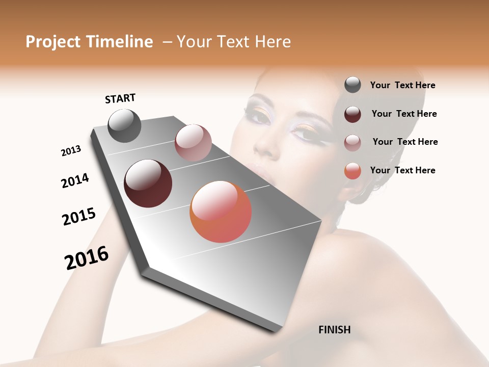 Color One Y PowerPoint Template