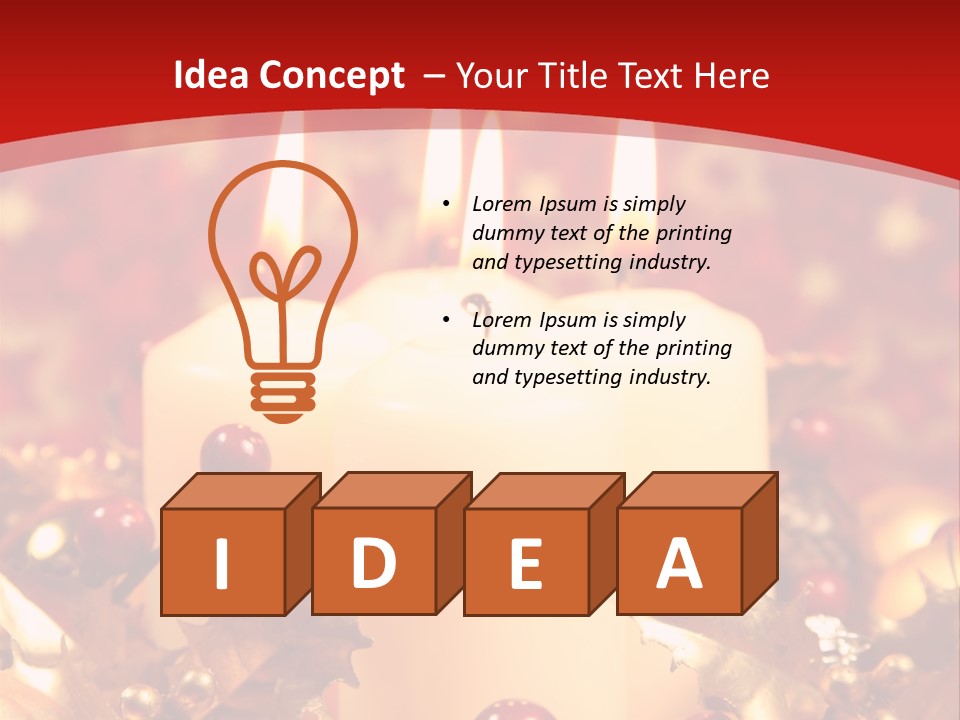 Eve Season Flame PowerPoint Template