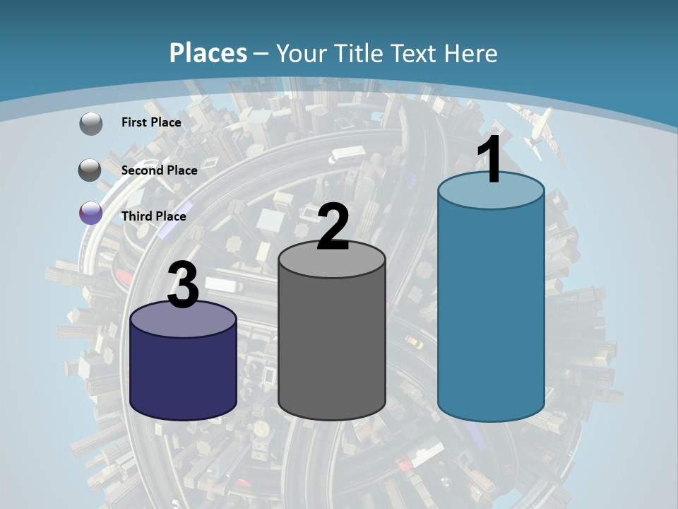 Skyscraper Clipping D PowerPoint Template