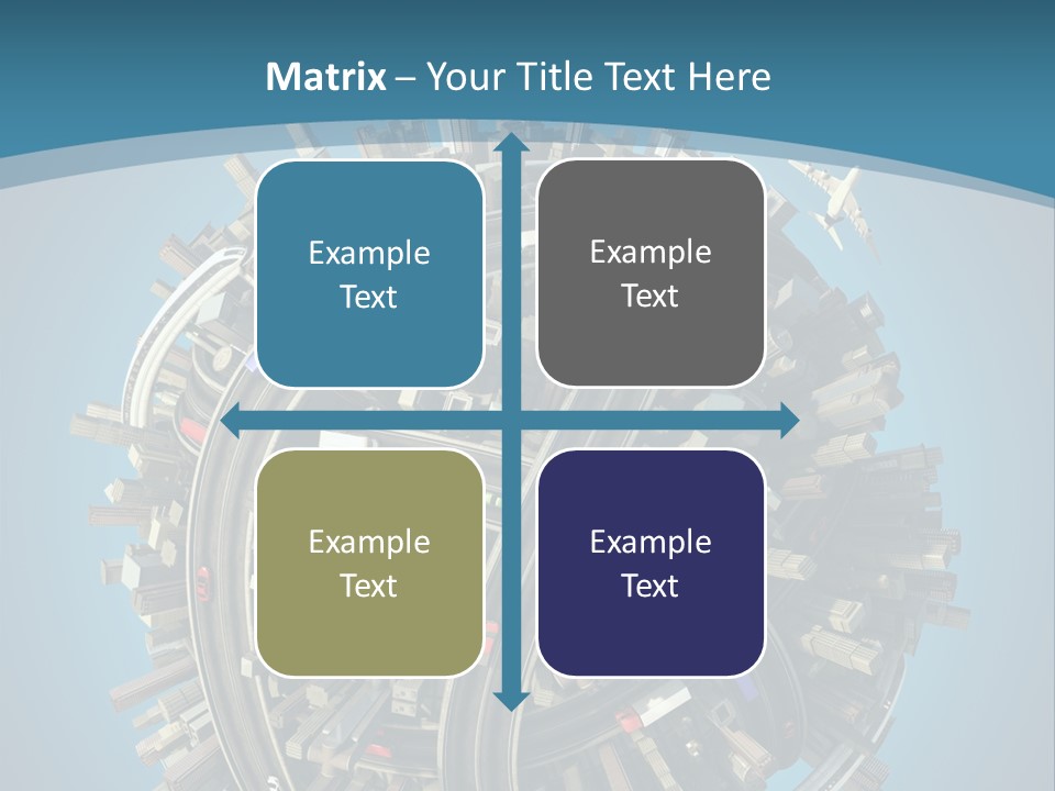 Skyscraper Clipping D PowerPoint Template