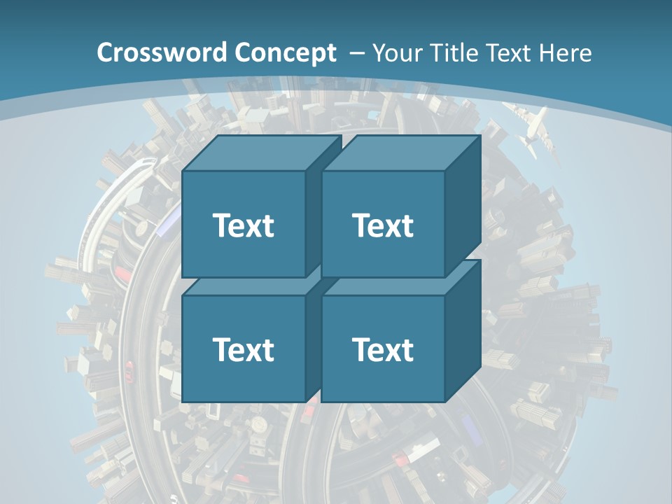 Skyscraper Clipping D PowerPoint Template