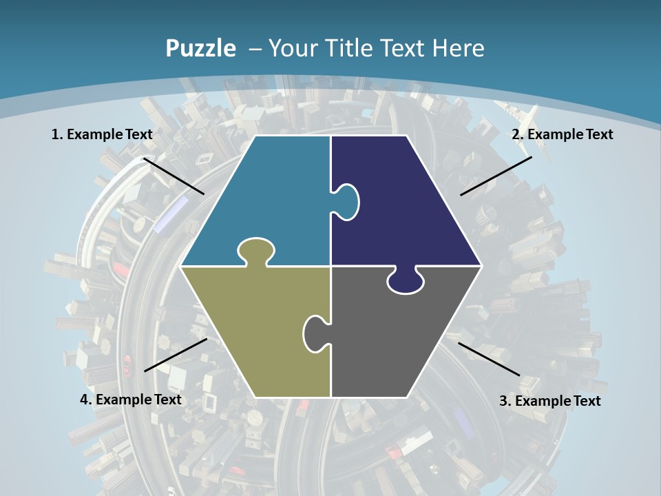 Skyscraper Clipping D PowerPoint Template