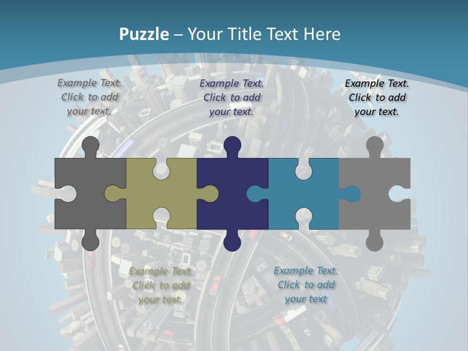 Skyscraper Clipping D PowerPoint Template