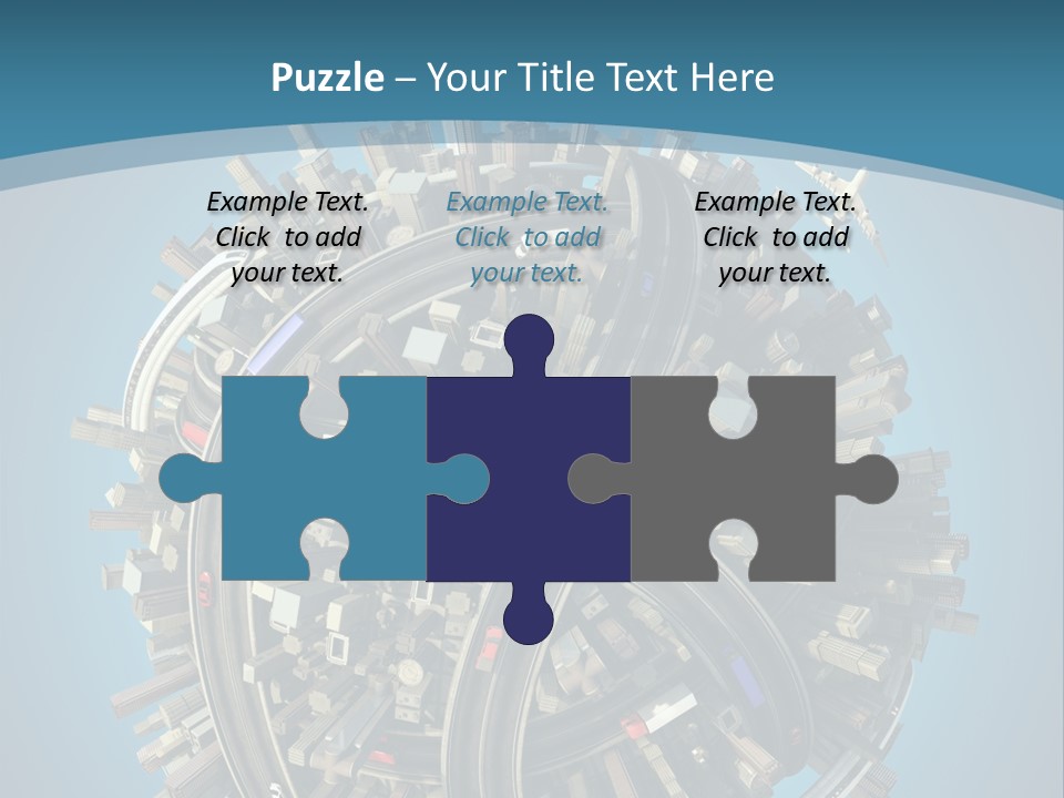 Skyscraper Clipping D PowerPoint Template