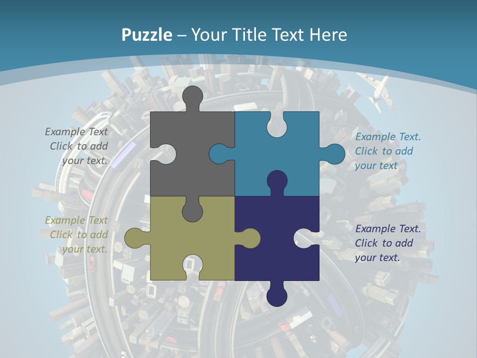 Skyscraper Clipping D PowerPoint Template