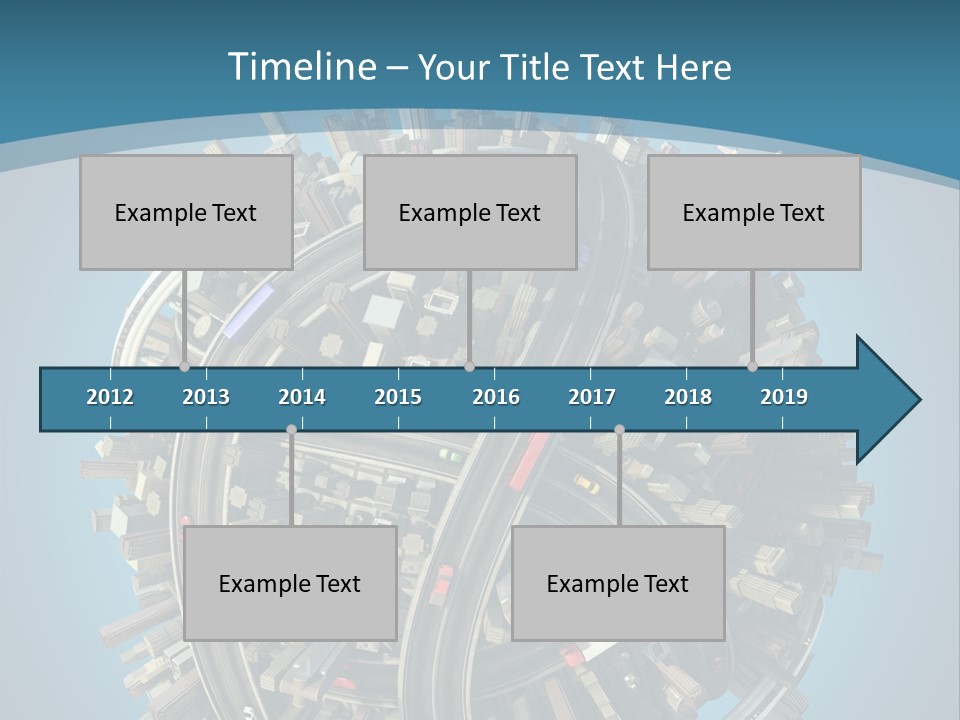 Skyscraper Clipping D PowerPoint Template