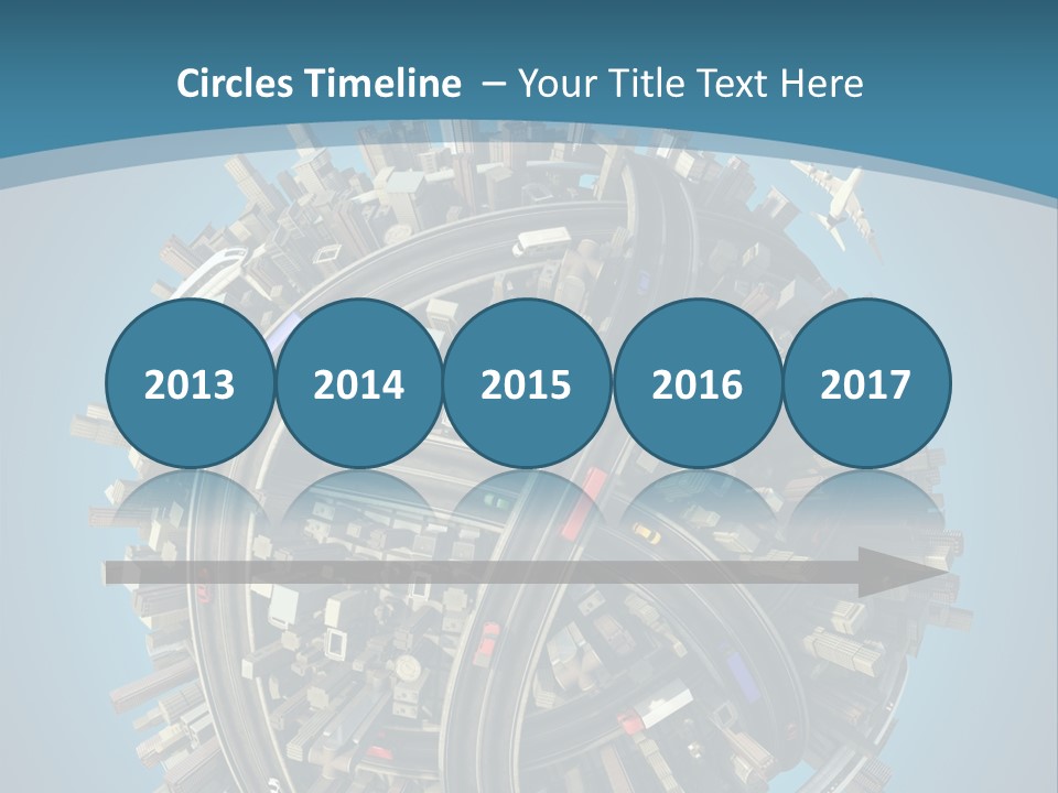 Skyscraper Clipping D PowerPoint Template