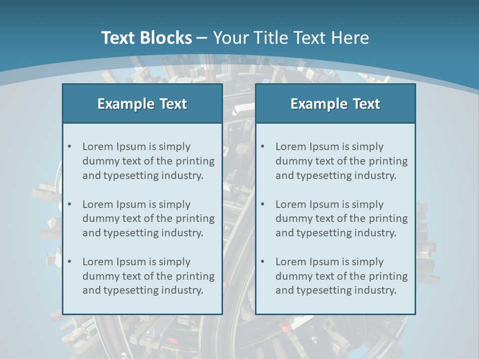 Skyscraper Clipping D PowerPoint Template