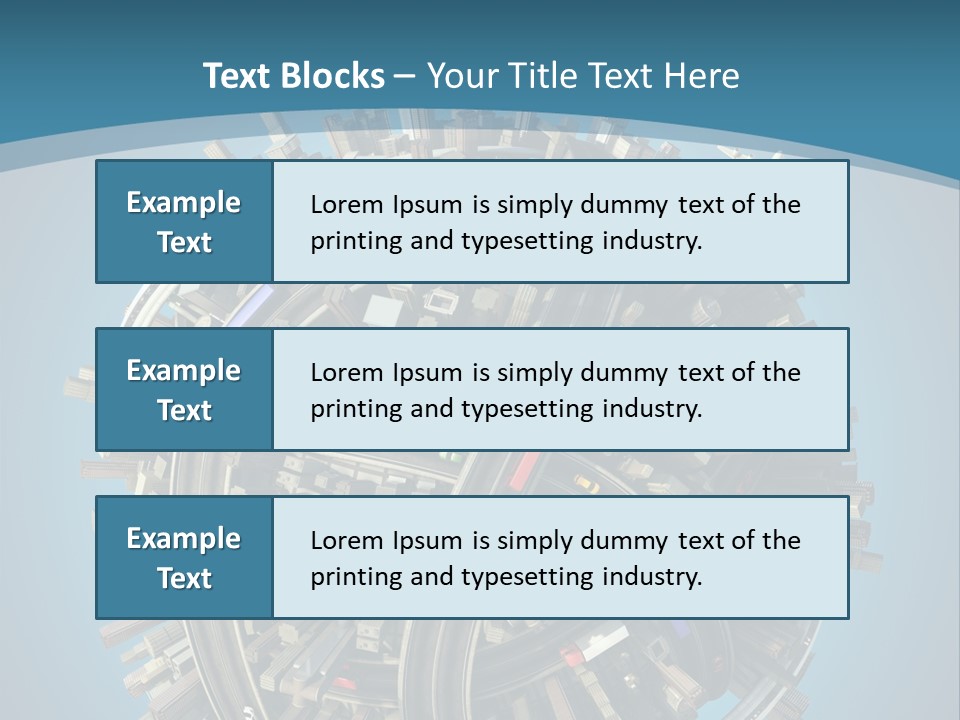 Skyscraper Clipping D PowerPoint Template