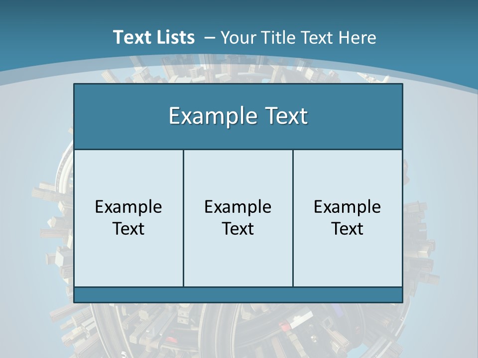 Skyscraper Clipping D PowerPoint Template