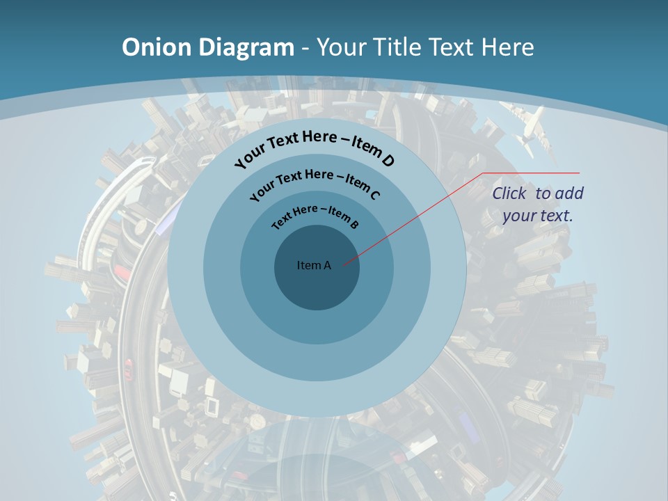 Skyscraper Clipping D PowerPoint Template