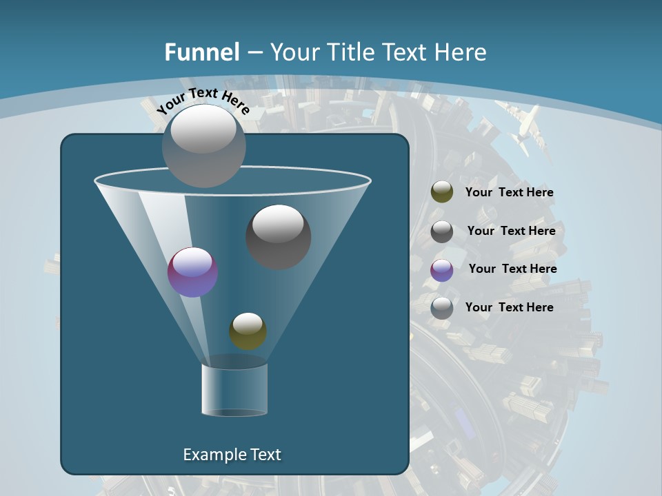 Skyscraper Clipping D PowerPoint Template