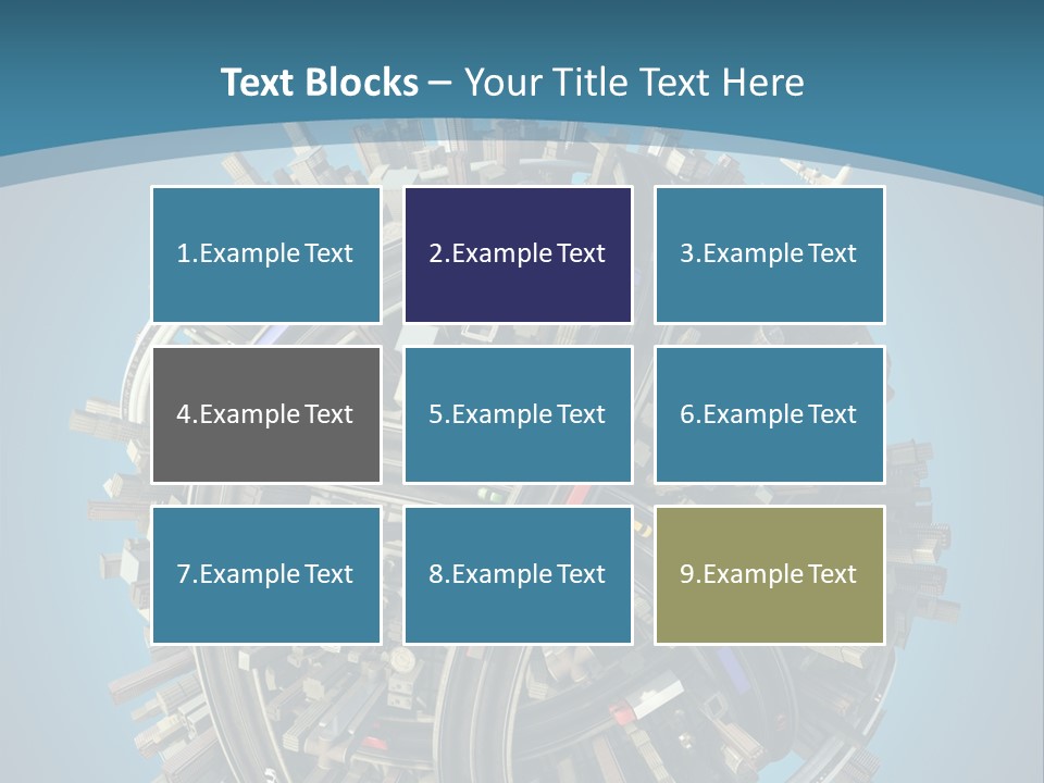 Skyscraper Clipping D PowerPoint Template