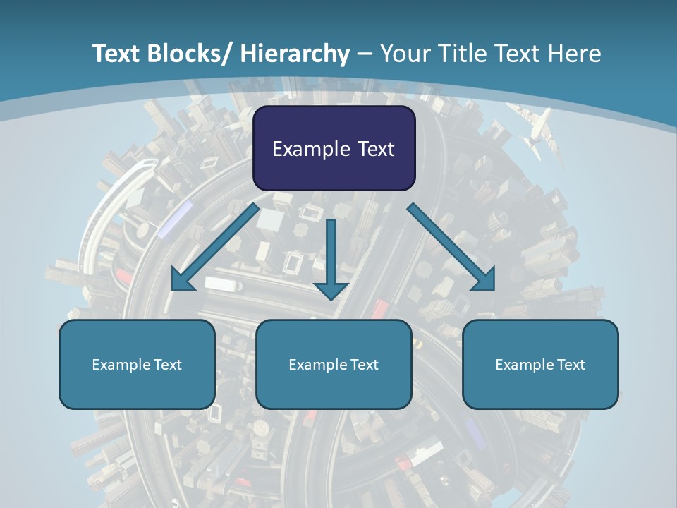 Skyscraper Clipping D PowerPoint Template