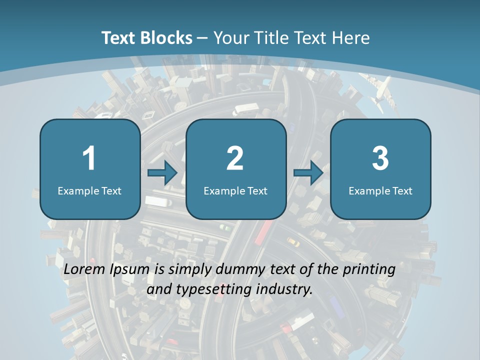 Skyscraper Clipping D PowerPoint Template