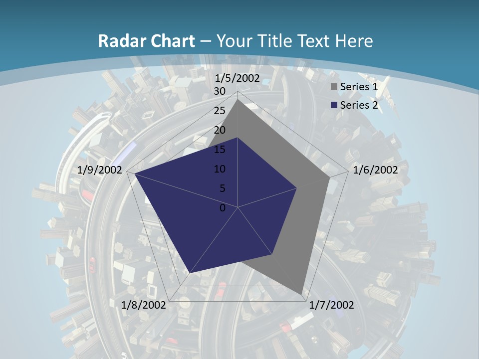 Skyscraper Clipping D PowerPoint Template