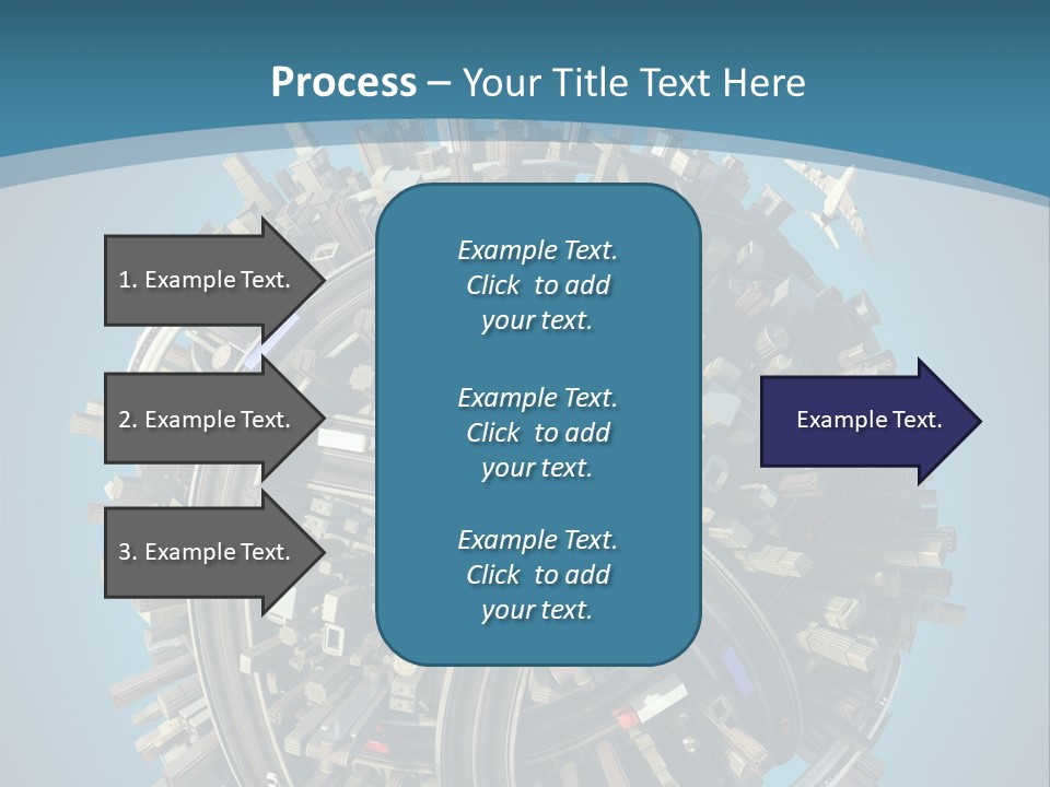 Skyscraper Clipping D PowerPoint Template