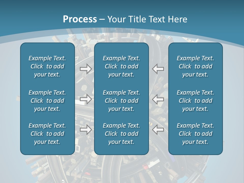Skyscraper Clipping D PowerPoint Template