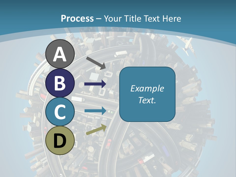 Skyscraper Clipping D PowerPoint Template