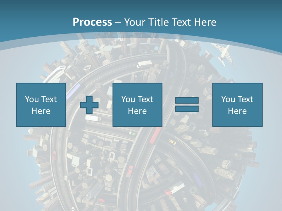 Skyscraper Clipping D PowerPoint Template