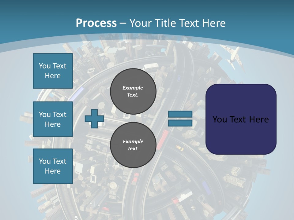 Skyscraper Clipping D PowerPoint Template