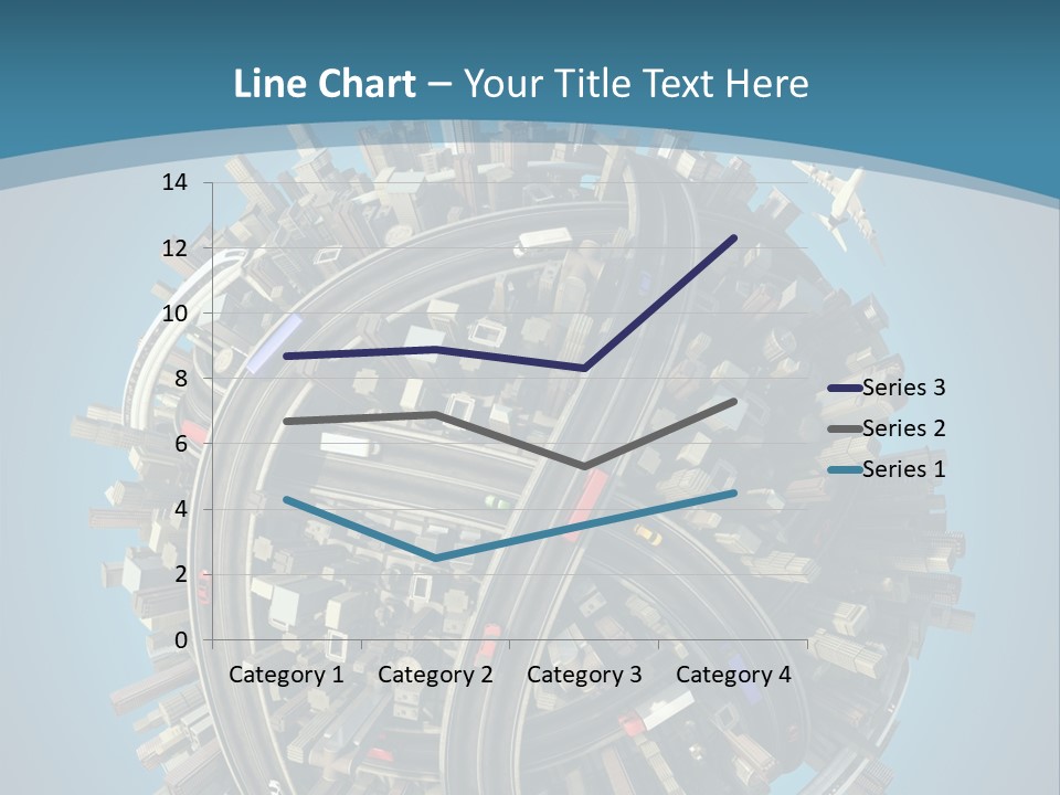 Skyscraper Clipping D PowerPoint Template