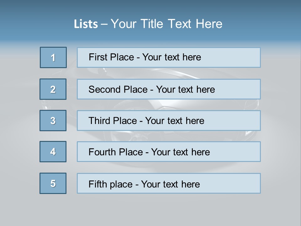 Car Vehicle Prototype PowerPoint Template